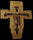 Crocifisso, croce, icona dalla chiesa Santa Croce - Firenze