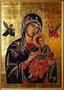 Ikona Matka Boża Nieustającej Pomocy, kopia ikony z kościoła Sant' Alfonso, Rzym